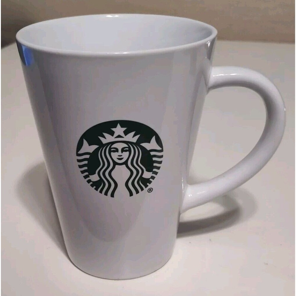 Starbucks 2017 White‎ Mermaid Logo Tall Coffee Mug 17.24 oz